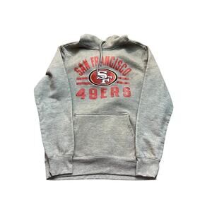 San Francisco 49ers Men's Gray NFL Football New Era Hoodie Size Small